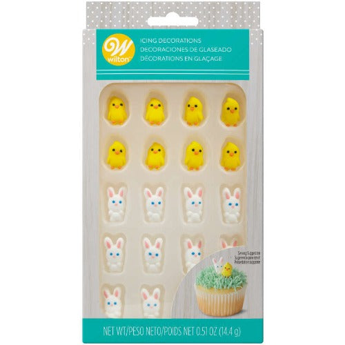 Icing Decoration - Easter Chicks & Bunnies