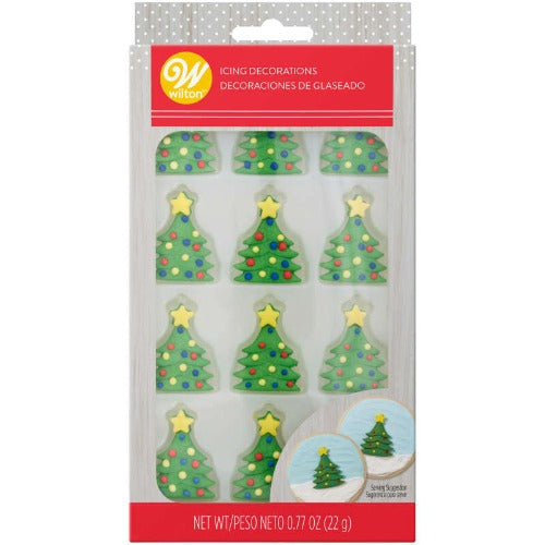 Icing Decorations - Christmas Trees