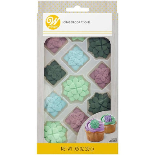 icing succulents Icing Decoration - Succulents