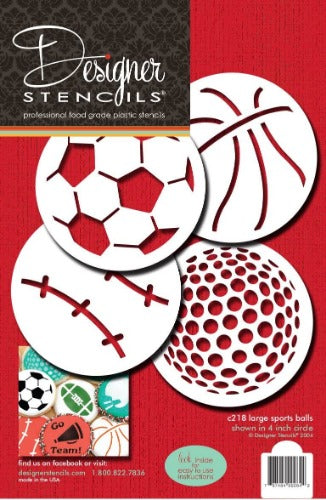 Stencil - Large Sports Ball