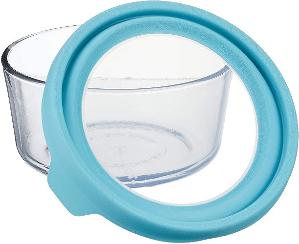 7 Cup Round with Mineral Blue True Fit Lid