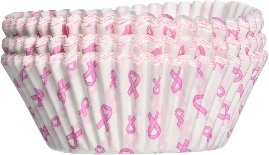Standard Cupcake Liners - Pink Ribbon