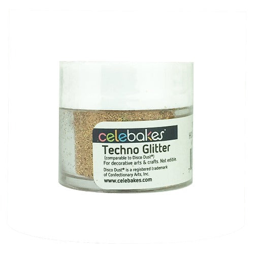 Techno Glitter - Gold Hologram