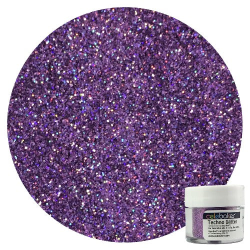 Techno Glitter - Lavender Hologram