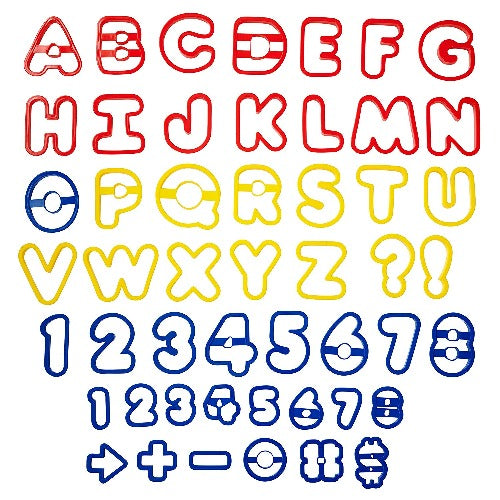 Cookie Cutter Set - Letters And Numbers
