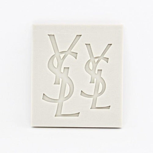 Yves Saint Laurent Logo Silicone Mold - Mia Cake House