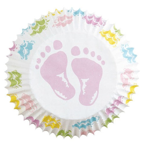 Standard Cupcake Liners - Baby Feet