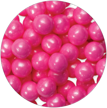 Sugar Pearls - Shimmer Bright Pink