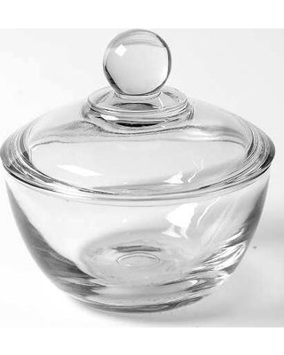Clear Sugar Bowl and Lid