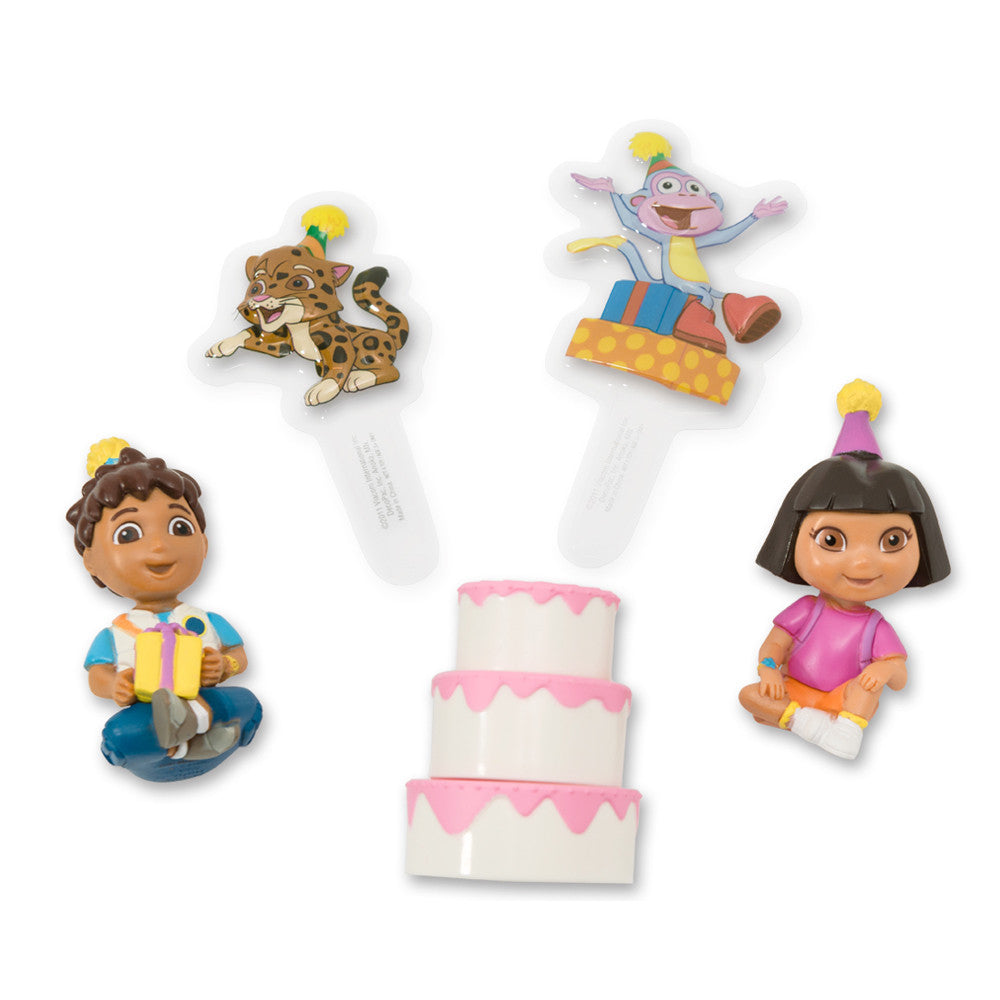 Cake Topper - Dora Birthday Celebration