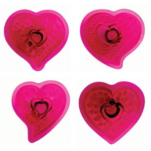 Fantasy Hearts Cupcake Toppers