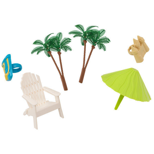 Cake Topper - Beach Chair & Umbrella