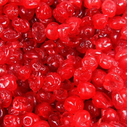Red Whole Glace Cherries 1lb