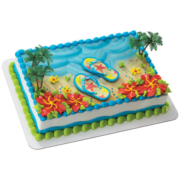 Cake Topper - Summer Flip Flops
