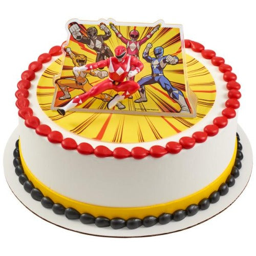 Cake Topper - Power Rangers it’s Morphin time