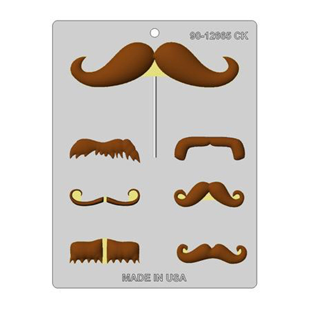 Chocolate Mold - Mustaches Styles