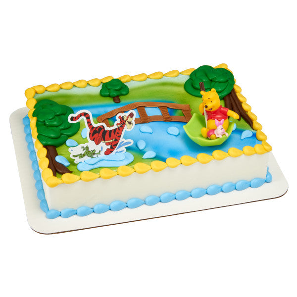 Cake Topper - Pooh, Piglet & Tigger Hunny Raindrops