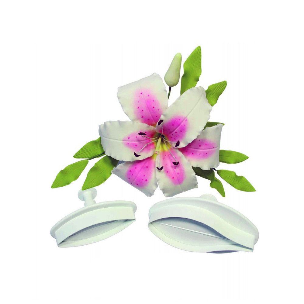 Plunger Cutter Set - Veined Lily Large