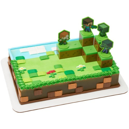 Cake Topper - Minecraft Mobs Beware!