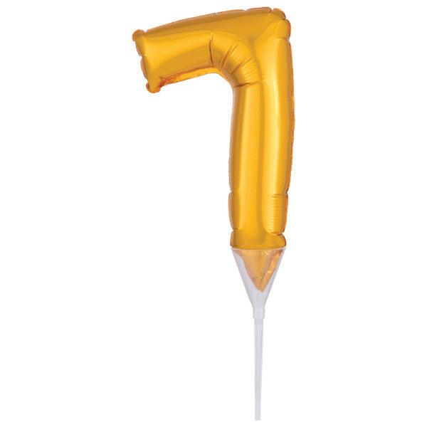 Inflatable Gold Numeral 7
